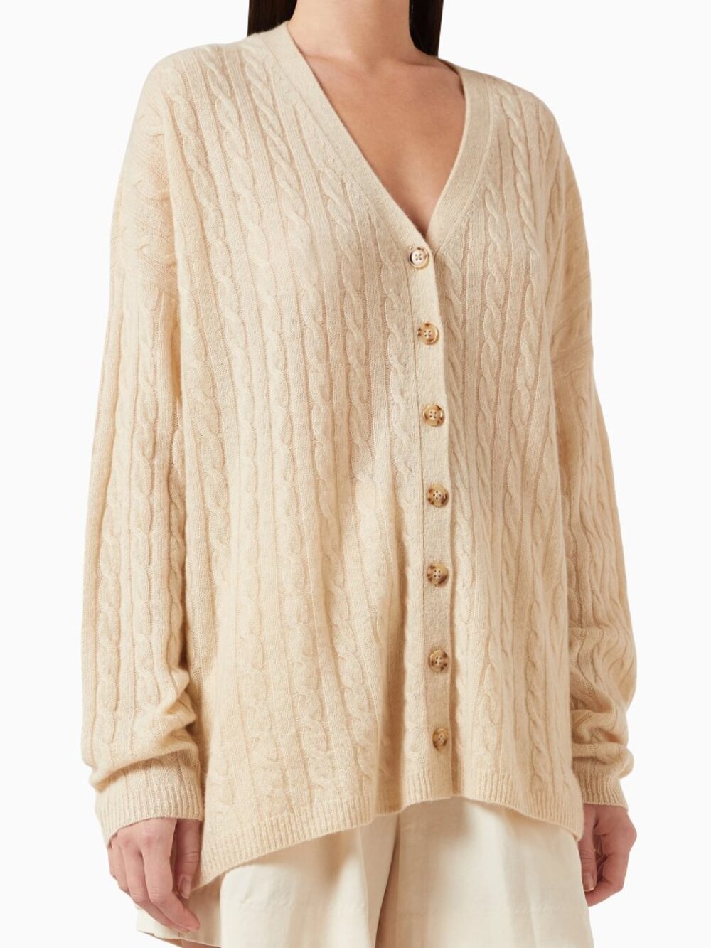 Reformation Giusta Oversized Cashmere Cardigan S NWOT